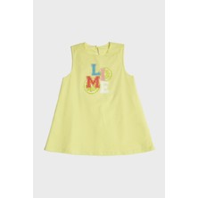 Tyess BG Store Kız Çocuk Yeşil Elbise