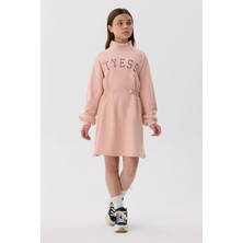Tyess BG Store Kız Çocuk Pembe Elbise