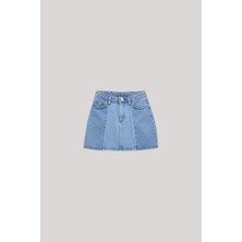 Beverly Hills Polo Club Kız Çocuk Denim Etek