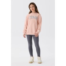 Tyess Kız Çocuk Pembe Sweatshirt