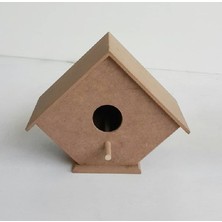 Altınyapı Hobi Market Geniş Kuş Evi  Ham Mdf Boyasız