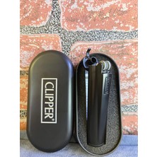 CLİPPER Orijinal Full Metal Taşlı ve Benzinli Özel Kutulu Çakmak