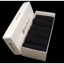 Deribond 6 Adet Patik Çorap Erkek Pamuklu Siyah