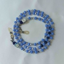 Humer Accessories Lila Kristal Taşlı Tasarım Gözlük Ipi