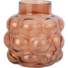 Creart Home Crearthome Kısa Baloncuk Dekoratif Cam Vazo 20 x 20 x 20,5  cm  Ak.Jk0035