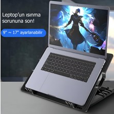 Anaway Notebook Soğutucu Fan Işıklı 5 Kademeli