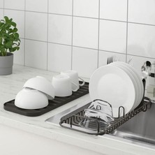 Ikea Lıllhavet Bulaşıklık, Antrasit-2 Paket Ikea Kilitlenebilir Buzdolabı Poşeti, Kırmızı-Pembe, (2,5 Lt ve 1,2 Lt, 50 Adet ×2 = Toplam 100 Adet)