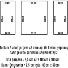 Neotan Boyanabilir Dekoratif Hazır Kesimli Duvar Çıtası 10X50(2)-100X100(1)