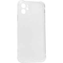 Tasopay Apple iPhone 12 Kılıf Uyumlu Kılıf Şeffaf Köşelerde Darbelere Karşı Ultra Kalınlaştırılmış Darbe Korumalı Strong Cover