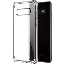Tasopay Samsung Galaxy S10 Plus Uyumlu Kılıf Şeffaf Köşelerde Darbelere Karşı Ultra Kalınlaştırılmış Darbe Korumalı Strong Cover