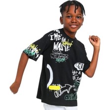 Jacklions Erkek Çocuk Pamuklu Yazılı T-Shirt