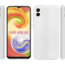 ZORE Samsung Galaxy A04 Kılıf Süper Silikon Kapak-Renksiz