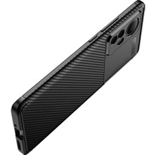 ZORE Xiaomi Mi 12 Pro Kılıf Negro Silikon Kapak-Siyah