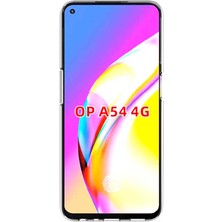 ZORE Oppo A54 4g Kılıf Süper Silikon Kapak-Renksiz