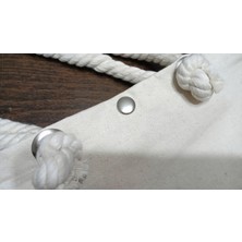 Lessa Home Gabardin Kumaştan Ip Askılı Çıt Çıt Detaylı Friends Baskılı Körüklü Omuz Askılı Bez Çanta