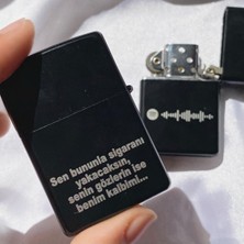 Can Özel Tasarım Yazılı Zippo Çakmak