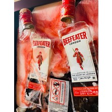 Design Shops Epoksi Tablo ( Beefeater London) Kırık Şişe Sanatı