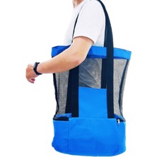 Ankaflex Soğuk Sıcak Tutucu Bölmeli Plaj Buzluk Çantası turkuaz