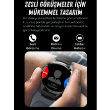 Watch GT4 Max Elite Siyah 46mm Amoled Ekranlı Spor Klasik Erkek Akıllı Saat Bluetooth Sesli Görüşmeli Android İos İphone Huawei Uyumlu 8-9