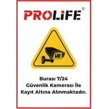 Prolife 3 Kameralı Sesli 4K 1440P Full Hd Poeli Ip Kamera Gece Renkli Ultra Hd Çözünürlük Kamera Sistemi