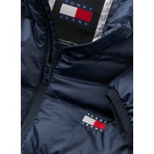 Tommy Jeans Lacivert Erkek Mont DM0DM19614C1GLT Down Flag Jacket