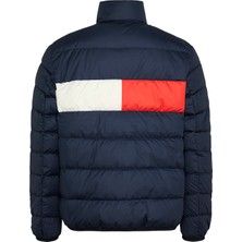 Tommy Jeans Lacivert Erkek Mont DM0DM19614C1GLT Down Flag Jacket