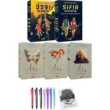 3391 Kilometre - Sıfır Kilometre - Ateş Yanmak 1 - Ulaşmak 2 - Kavuşmak 3+ Kalem + Kalem + Not Defteri