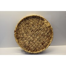 Hbs Art Design Yuvarlak Hasır Tepsi 30 cm