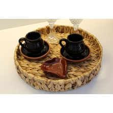 Hbs Art Design Yuvarlak Hasır Tepsi 30 cm