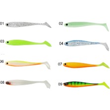 Captain 3587 Dagi Duck Shad 9cm 7gr Levrek Silikonu 5li Paket Suni Yem