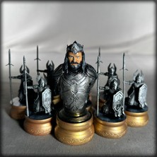 Mitty Collectibles Yüzüklerin Efendisi Minas Tirith Ordusu 8 Adet Figür Set