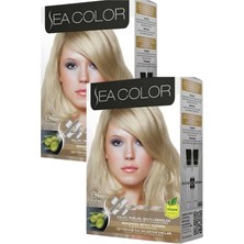 Sea Color 0/1 Platin Sarı Saç Boyası 100 ml x 2 Kutu