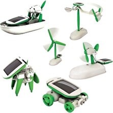 Ttt Güneş Enerjili Robot Oluşturma Seti Solar Kit (6 In 1)