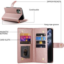 Colorful Shop IPhone 11 Pro Için Flip Case Standı Cüzdan Iş Çok Fonksiyonlu Kayış (Yurt Dışından)