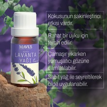 MAVUS Lavanta Uçucu Yağı 10 ml %100 Saf Ve Doğal (LAVENDER ESSENTIAL OIL)