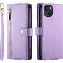 Colorful Shop IPhone 13 Iş Cüzdan Standı Crossbody Askısı Için Flip Case (Yurt Dışından)