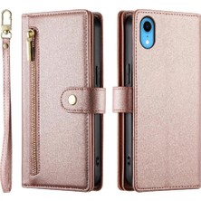 Colorful Shop IPhone Xr Standı Cüzdan Çok Fonksiyonlu Crossbody Askısı Için Flip Case (Yurt Dışından)