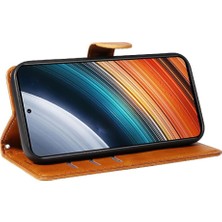 Colorful Shop Xiaomi Redmi K40S Için Filp Durumda Ayrılabilir Siyah Bilezik Cüzdan Telefon Pu (Yurt Dışından)