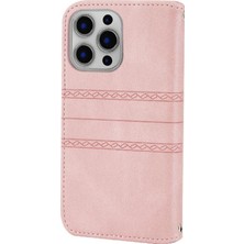 Colorful Shop IPhone 16 Için Flip Case Pro Darbeye Koruyucu Cüzdan Kılıf Manyetik Pu (Yurt Dışından)