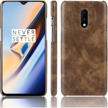 Colorful Shop Oneplus 7 Pro Uyumluluk Anti Scratch Lychee Desen Için Retro Kılıf (Yurt Dışından)