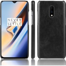 Colorful Shop Oneplus 7 Pro Uyumluluk Anti Scratch Lychee Desen Için Retro Kılıf (Yurt Dışından)