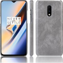 Colorful Shop Oneplus 7 Pro Uyumluluk Anti Scratch Lychee Desen Için Retro Kılıf (Yurt Dışından)