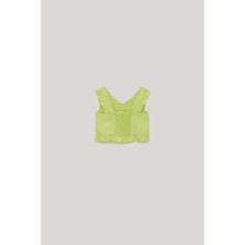Tyess Bg Store Kız Çocuk Yeşil Bluz