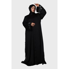 Harika Wear Orijina Kristal Çiçekli Ferace Abaya
