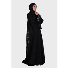 Harika Wear Orijina Kristal Çiçekli Ferace Abaya