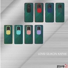 ZORE Infinix Note 7 Kılıf Lensi Kapak - Lacivert