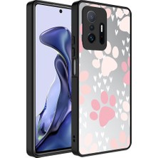 BLS Store Xiaomi Mi 11T Pro 5g Kılıf Aynalı Desenli Kamera Korumalı Parlak Mirror Kapak - Pati