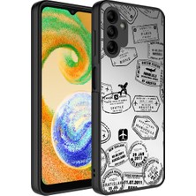 BLS Store Galaxy A04S Kılıf Aynalı Desenli Kamera Korumalı Parlak Zore Mirror Kapak-Seyahat