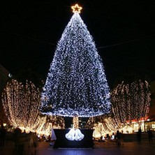 Periboia 100 Ledli Beyaz Yılbaşı Ağacı Işığı Led Ampül