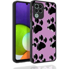 BLS Store Samsung Galaxy M32 Kılıf Desenli Kamera Korumalı Parlak Nora Kapak - No3